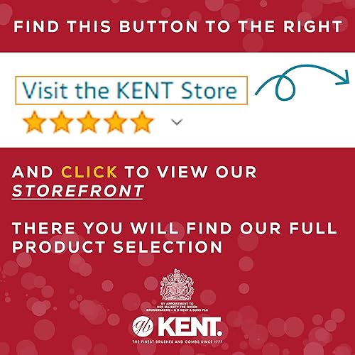 Miniatura 8 de Kent 91T TW - Peine desenredante para mujer, peine de dientes anchos para cabello rizado y ondulado, para uso en cabello seco o húmedo, peine de