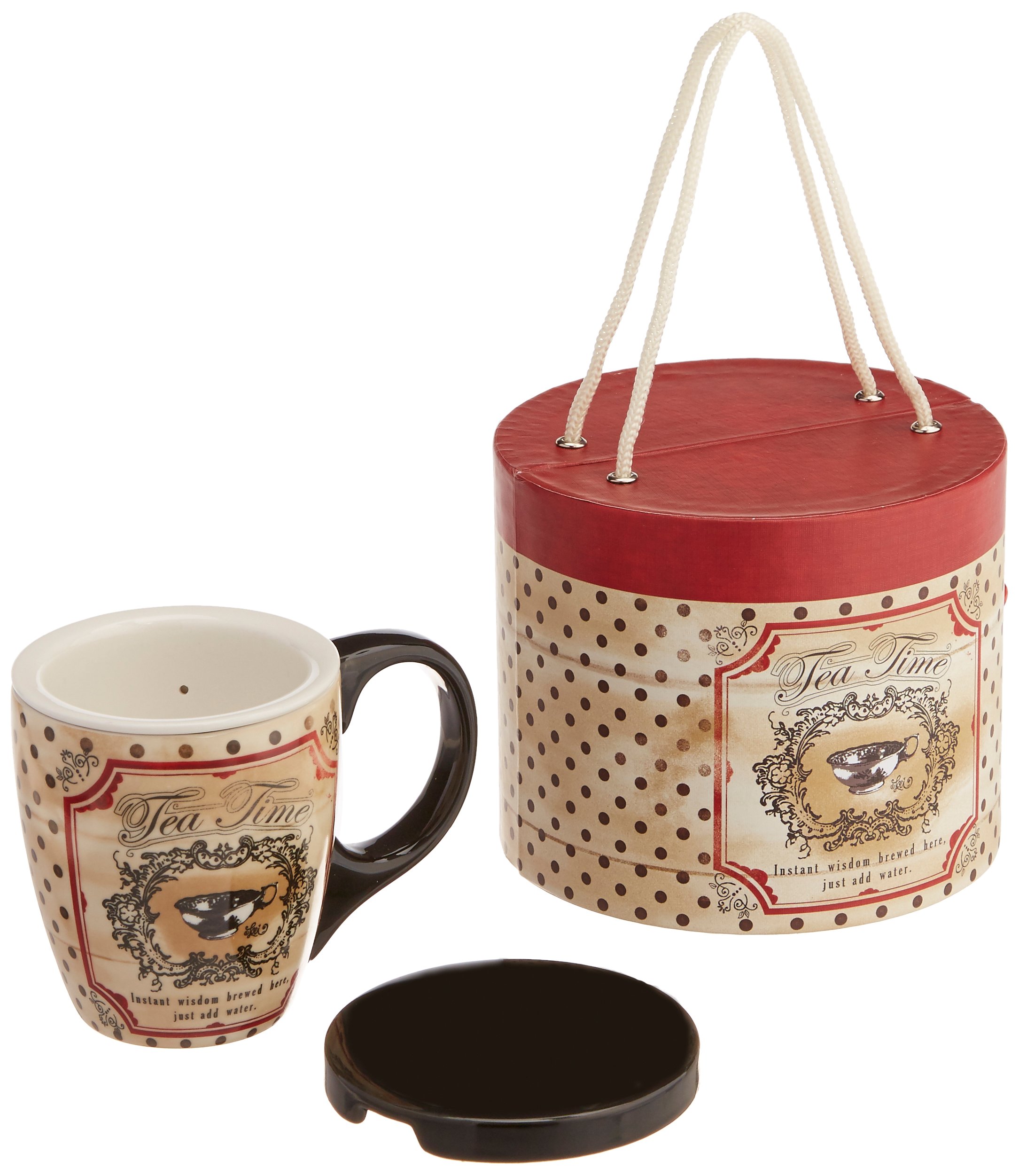 Lang5054017 Wisdom Brewed Here Tea Cup Set