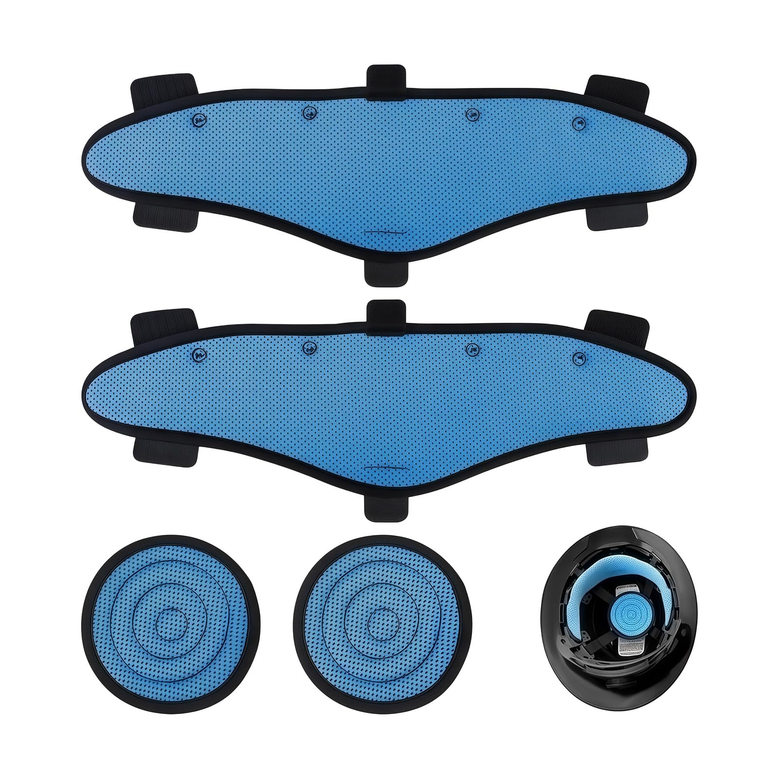 Cazstyk B Replacement Helmet Liner & Sweatband Set With Thick Cushioning Top Pad For Enhances Comfort And Sweat Absorption Reathable Insert