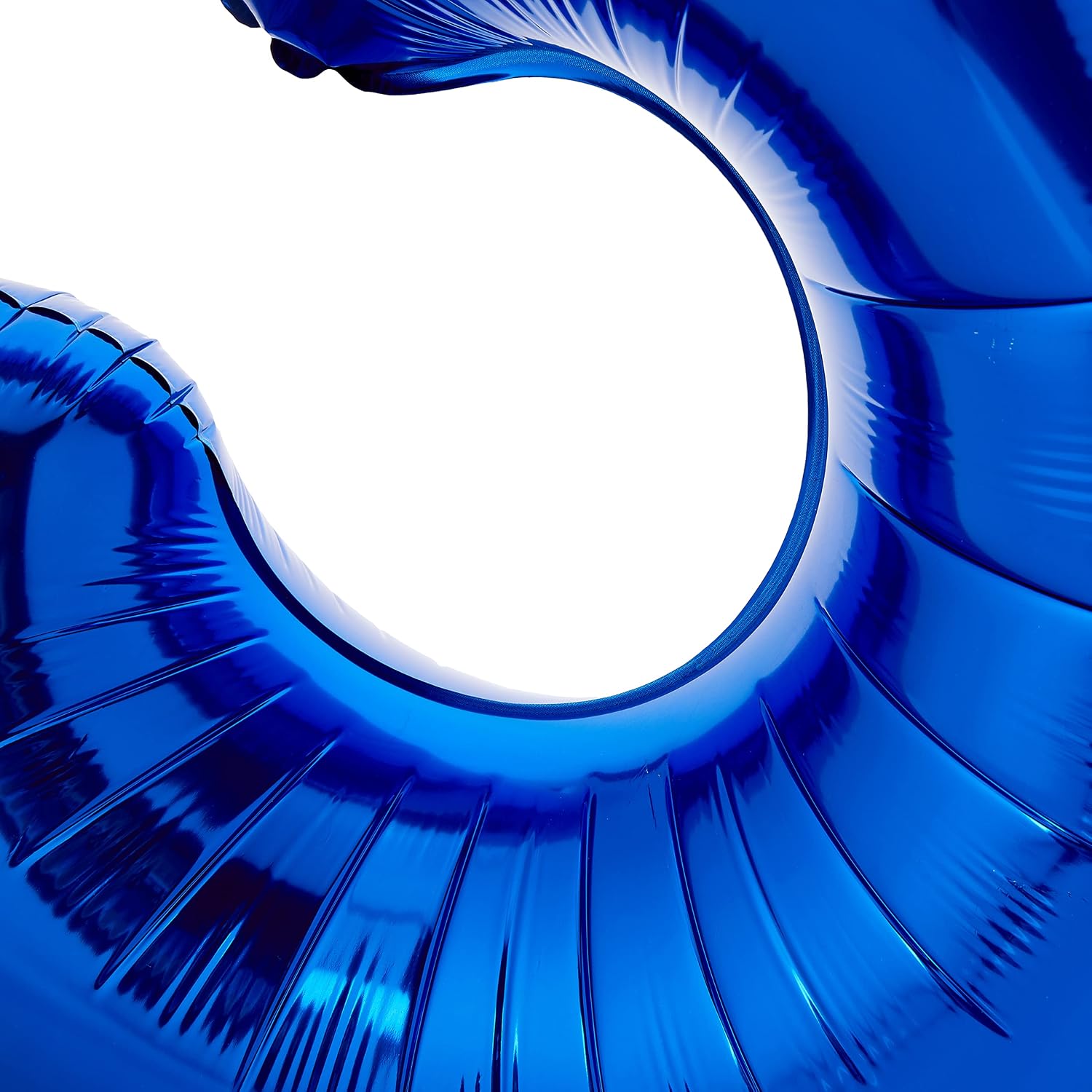 Blue Number 3 Shaped Foil Balloons - 34" (Pack Of 5) - Premium Quality Party Decorations For Birthdays, Anniversaries & Special Celebrations image 3
