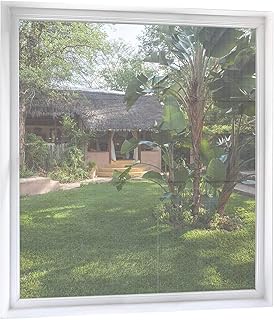 MYCARBON Moustiquaire Fenêtre sans Perçage 150x180cm, Découpable à la Dimension Souhaitée, Filet Anti Moustique Fenêtre avec Bande Adhésive, Toile Moustiquaire Anti Insecte Auto Agrippante, Blanc
