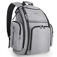 Algopix Similar Product 1 - Mancro Diaper Bag Backpack Large