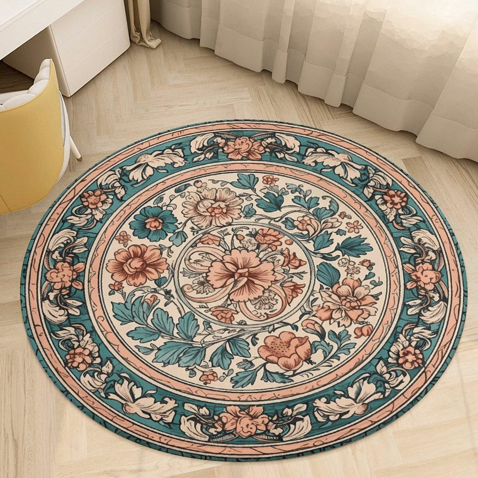 Tapis de cuisine au motif circulaire pour un sol propre et sécurisé en extérieur