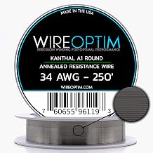 Kanthal A1 Resistance Wire 34 AWG - 250 Feet