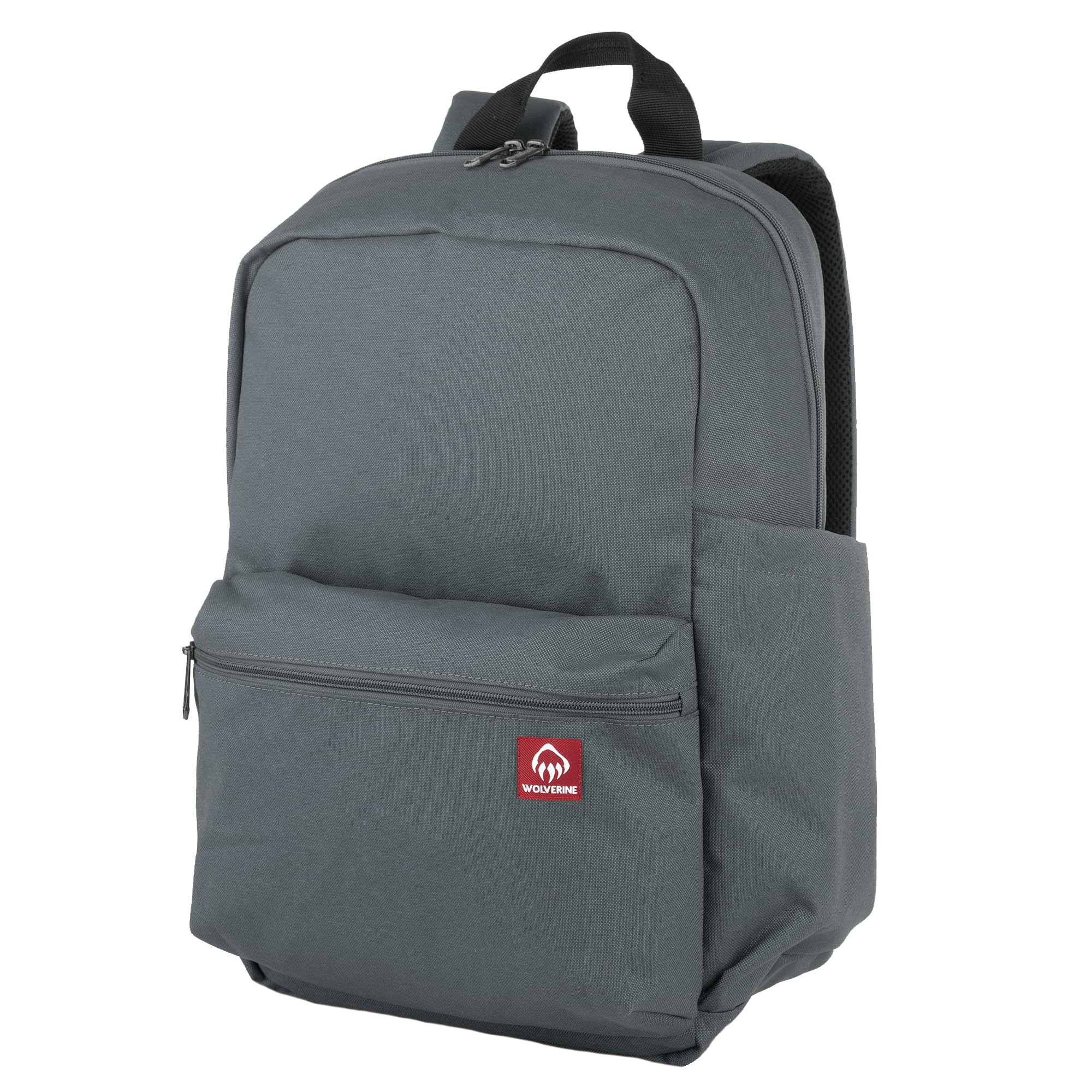 WOLVERINE Lightweight, Water Resistant Rugged Laptop Backpack for Travel or Work, Classic-Grey, 24L
