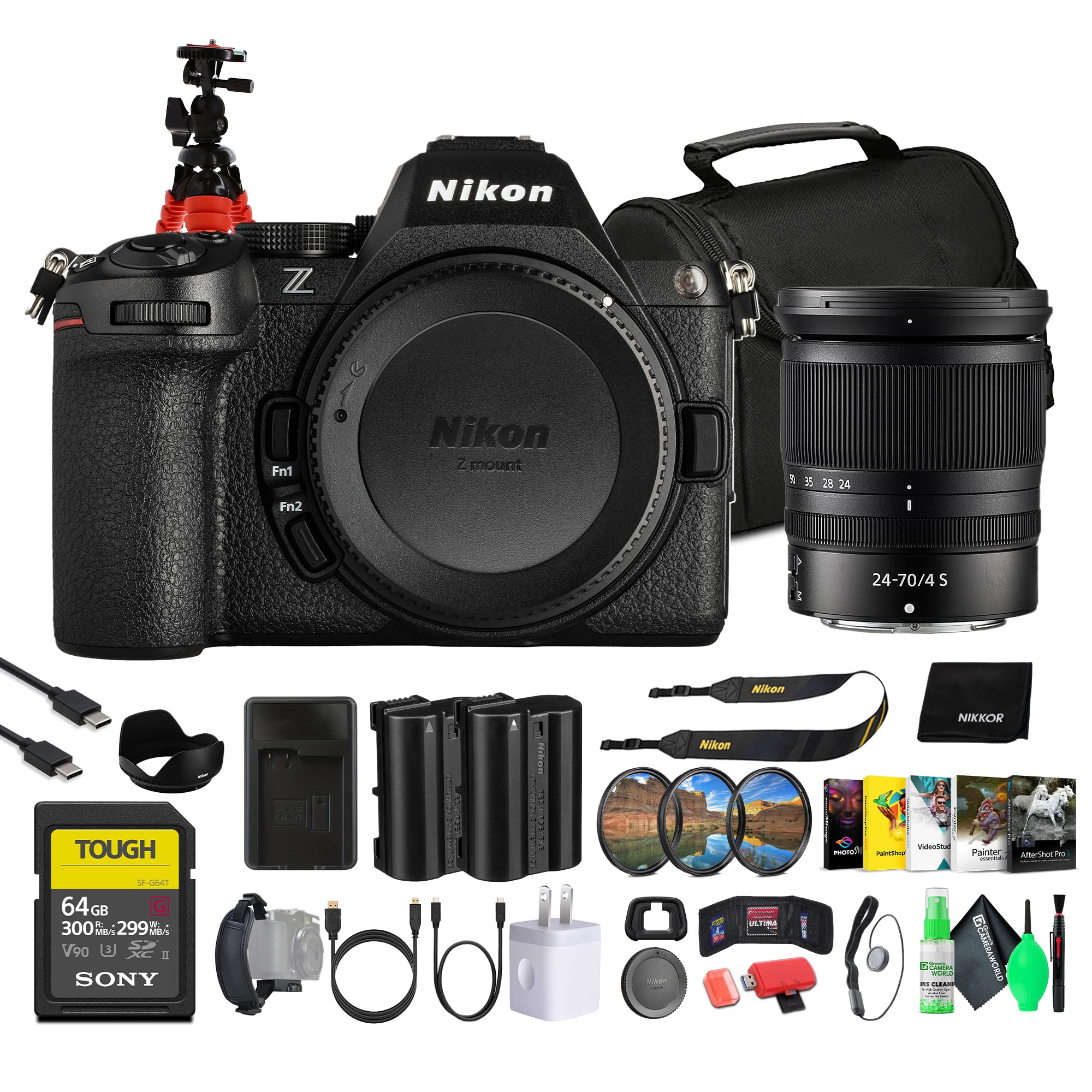 Amazon.com: Nikon Z5 II Mirrorless Camera with 24-70mm f/4 S Lens