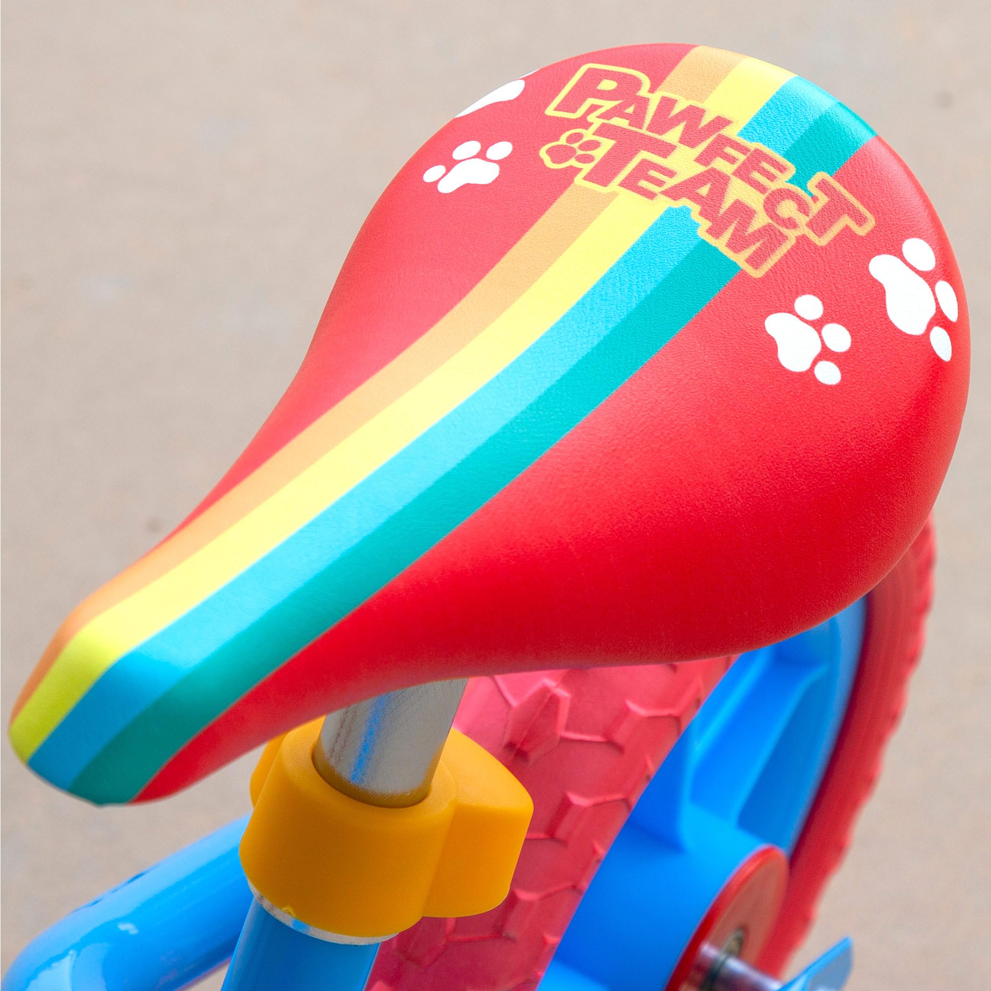 La Patrulla Canina Bicicleta sin pedales, 70x41x50 cm, Máx. 20 kg, Bici de equilibrio, Ruedas antipinchazos, Manillar y sillín regulables, Altura ajustable, Licencia oficial, +2 años (77751)