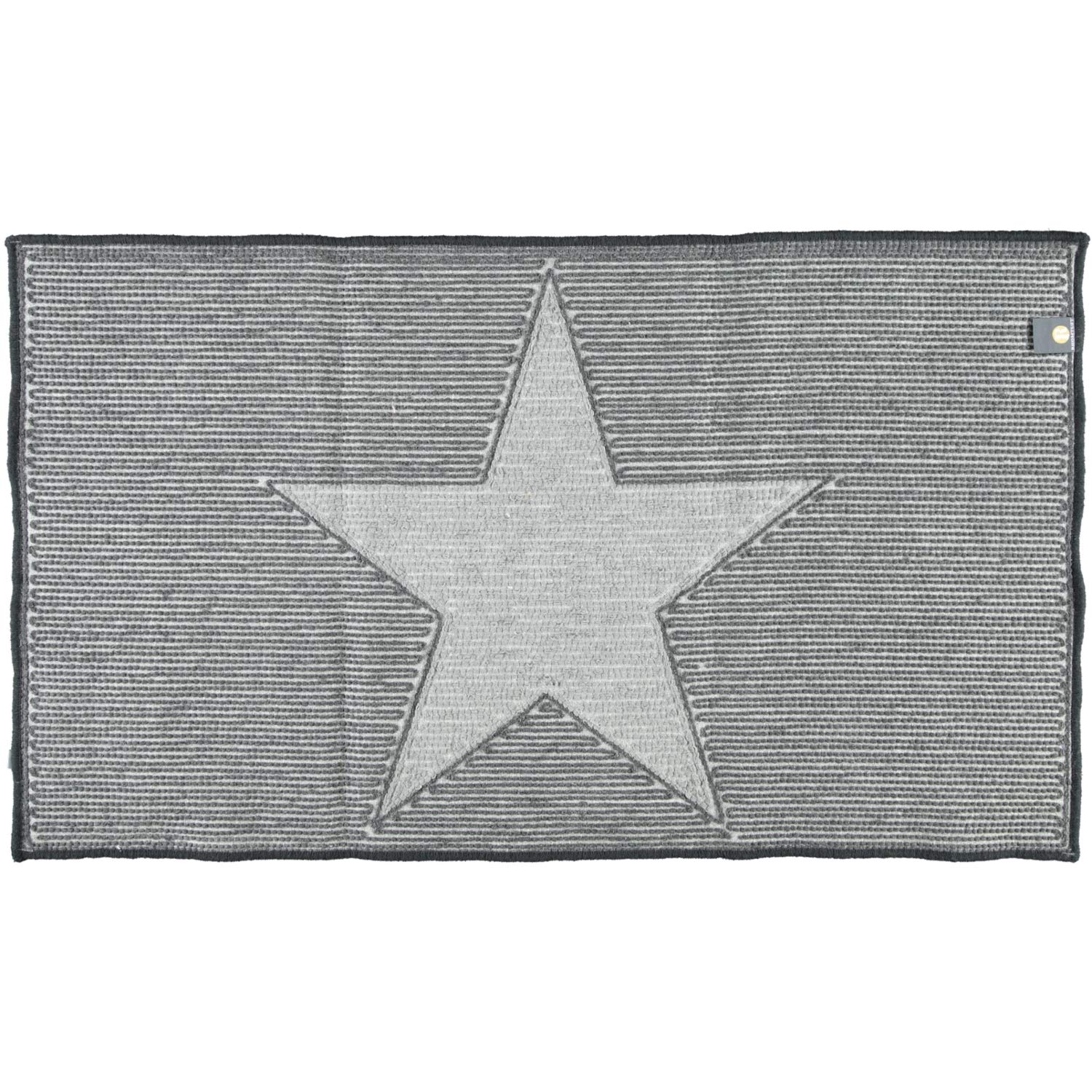 Rhomtuft Badteppiche Star schwarz-Graphit - 1464