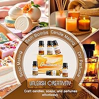 Vista 4 de RAINBOW ABBY Juego de aceites aromáticos para caballeros, cuero, ron de laurel, madera de teca, cedro, tabaco dulce, sándalo para aromaterapia