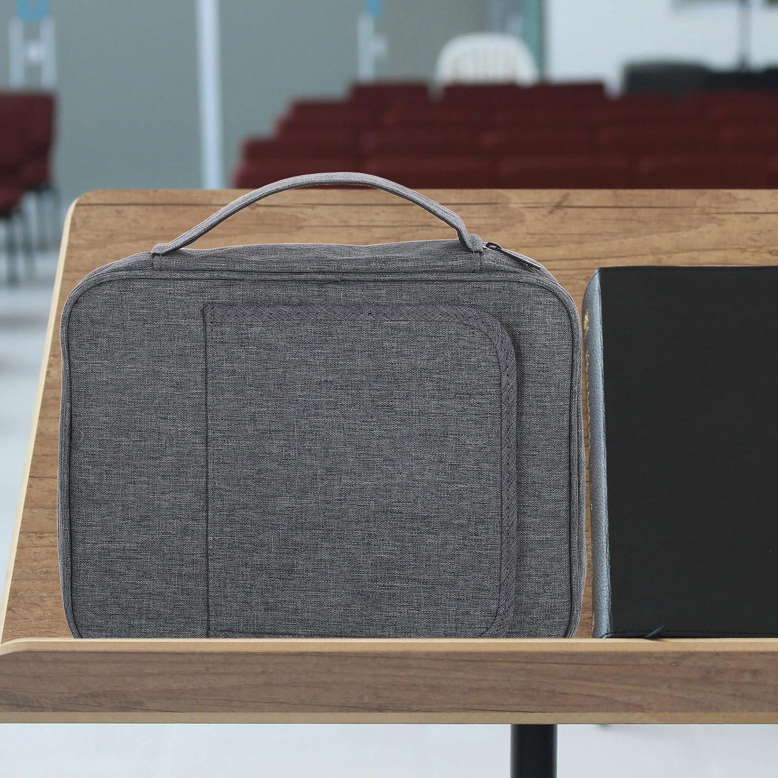 Cabilock 2 Pezzi Custodia Versatile Supporto Bibbia in Maniglia per Poliestere Integrato, Borsa Portatile per e Quaderni, per e Ritiri