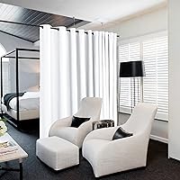 Vista 50 de NICETOWN Cortina opaca divisora para habitación y privacidad, persiana vertical para puerta corrediza, cortinas de ventana con protección solar