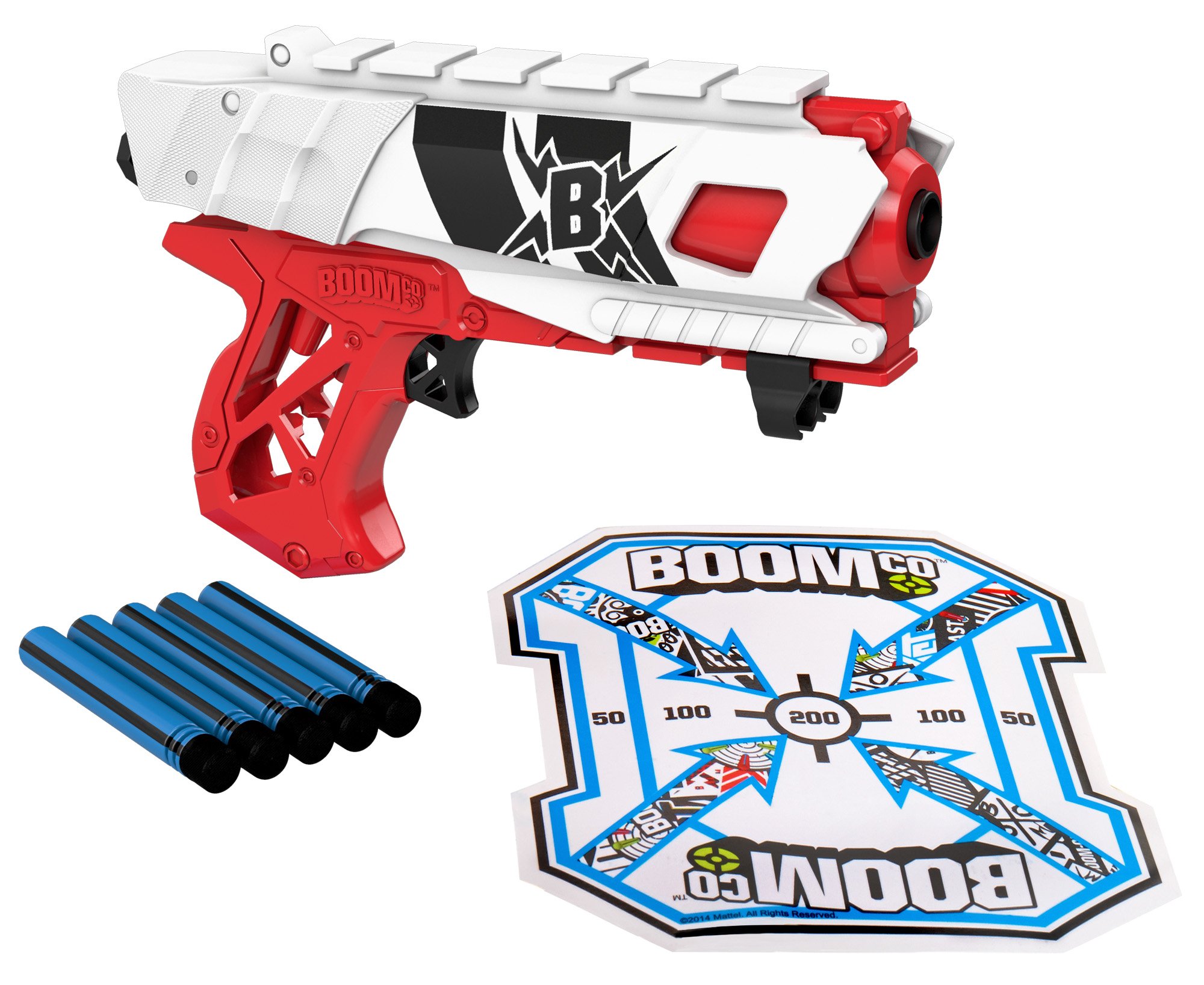 BOOMco. Farshot Toy, White/Red