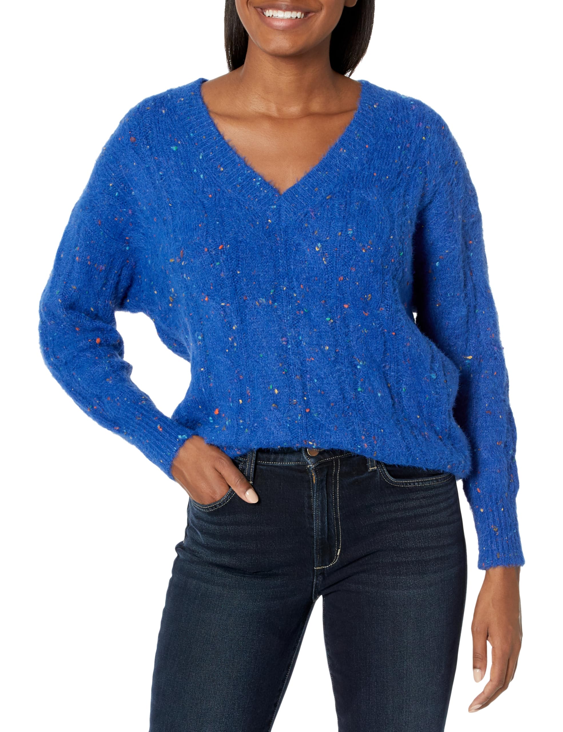 Desigual Mujer Azul Jersey Lucca Sudadera, Para Extra Grande