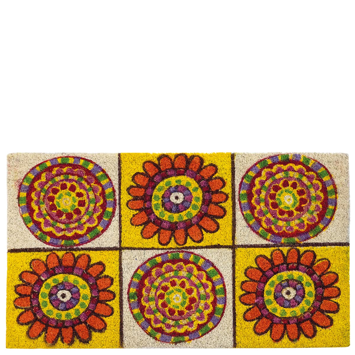 Paillasson Mandala Laroom 40x70cm idéal contre les sols sales