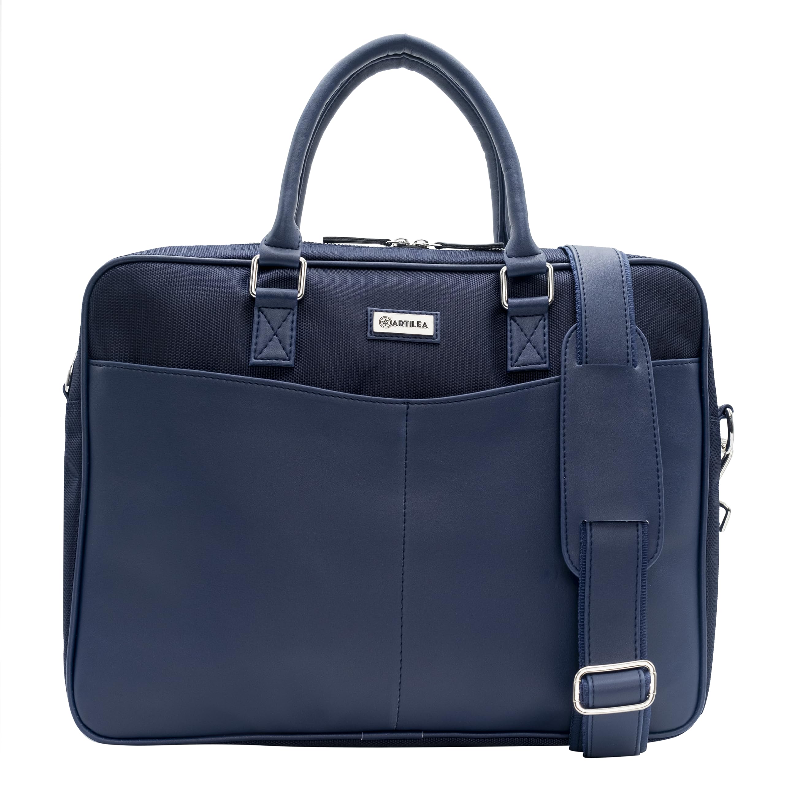 ARTILEA 15.6 Inch Formal Business Briefcase Crossbody Messenger Laptop Bag 8 Ltr Capacity With Adjustable Shoulder Strap - (Blue) (B0CHPGLCRB) Amazon Price History, Amazon Price Tracker