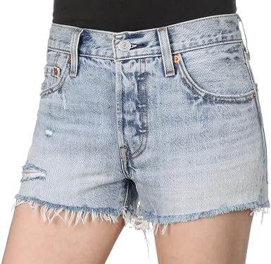 Levi's 501 Short, Pantalones Cortos para Mujer, Azul (Waveline 35), W23:  Amazon.es: Ropa