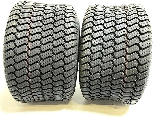 Miniatura 2 de TWO 20X10.00-10 Lawn Tractor 20X10-10 4 Ply Rated Lawn Mower Set of Two Tires