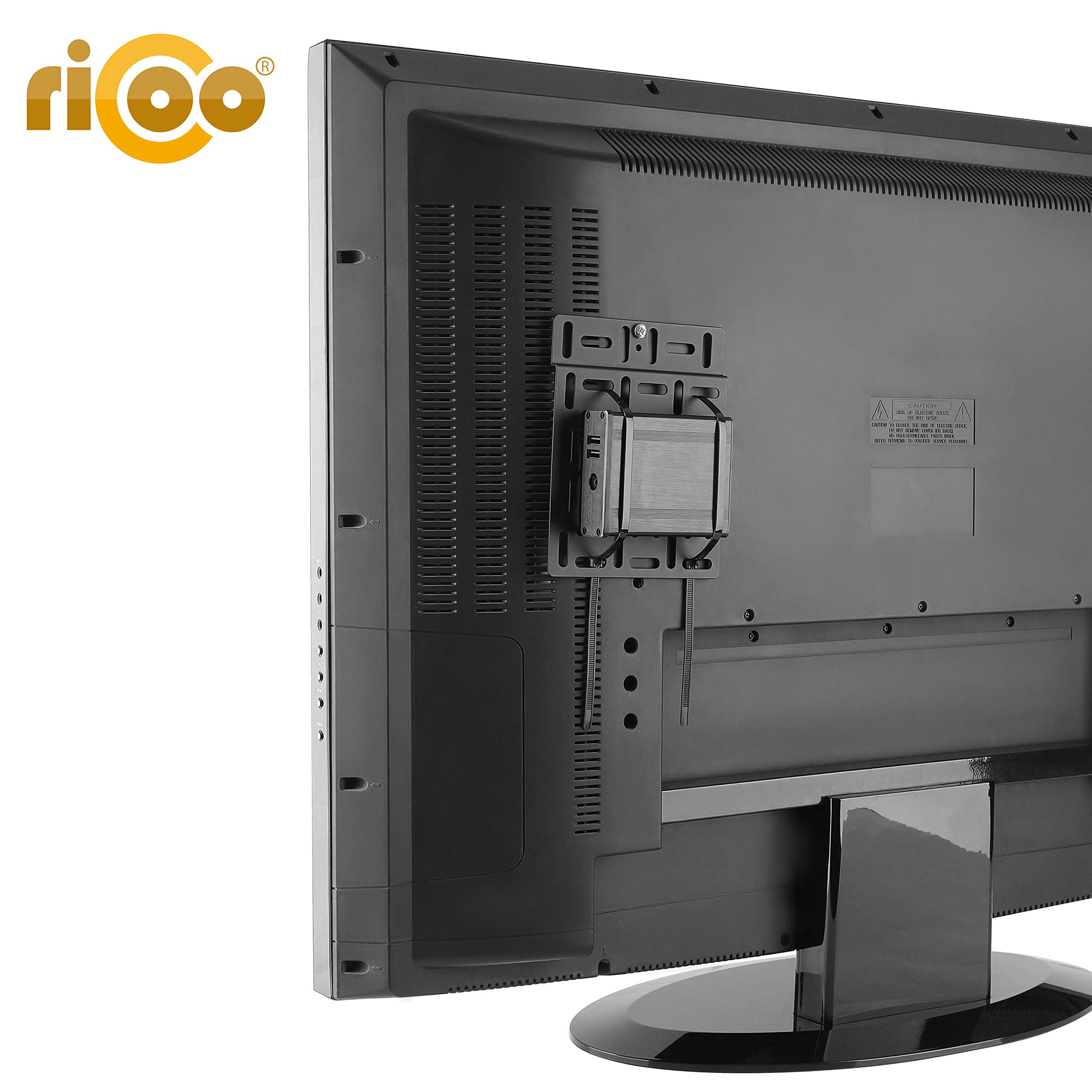 RICOO IP TV Set Top Boxes Wall Mount Z0701 Compatible with Apple TV and Android Television Attachment for Smart TV Streaming Box or NUC - Image 3