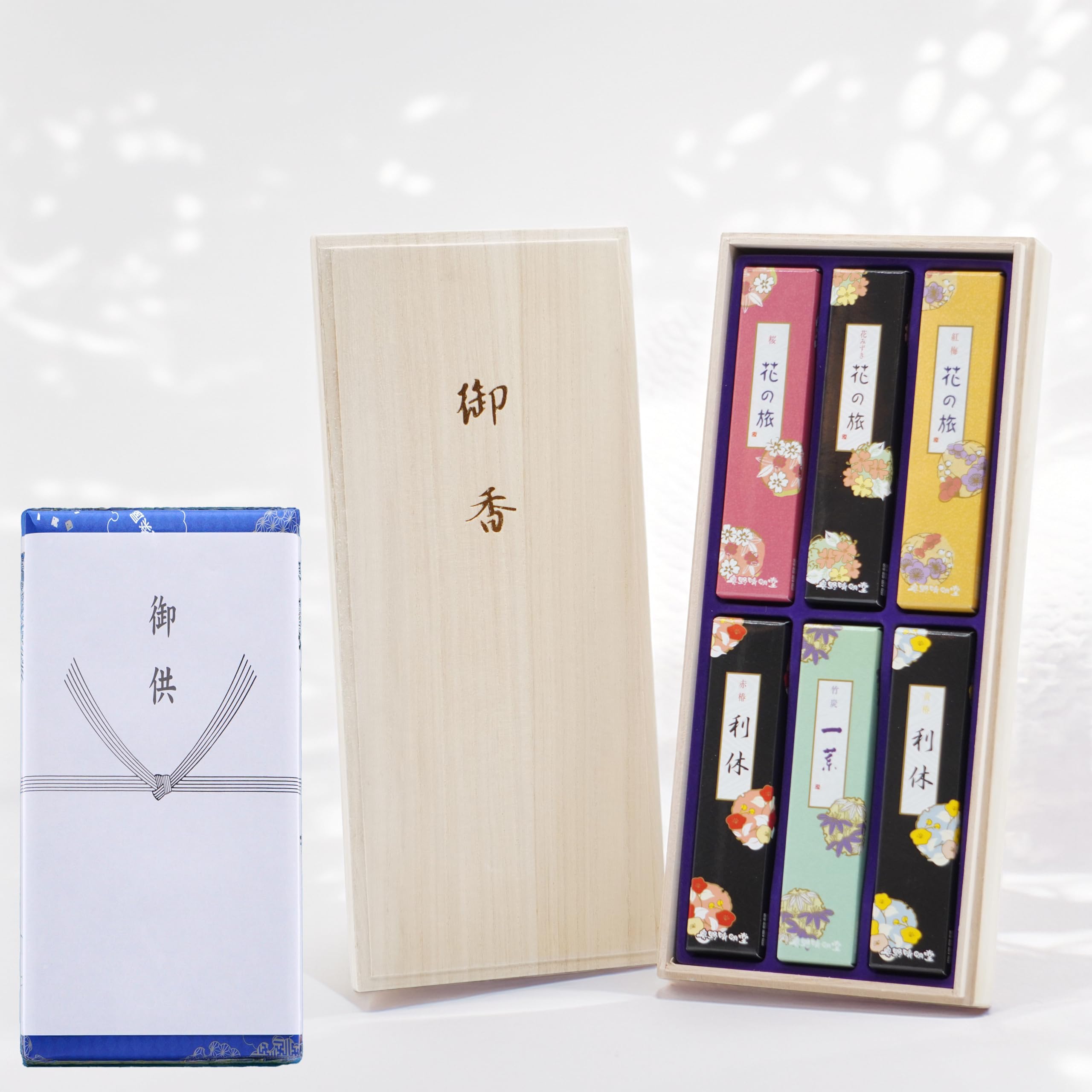 Flower Journey 6-Type Japanese Incense Assortment
