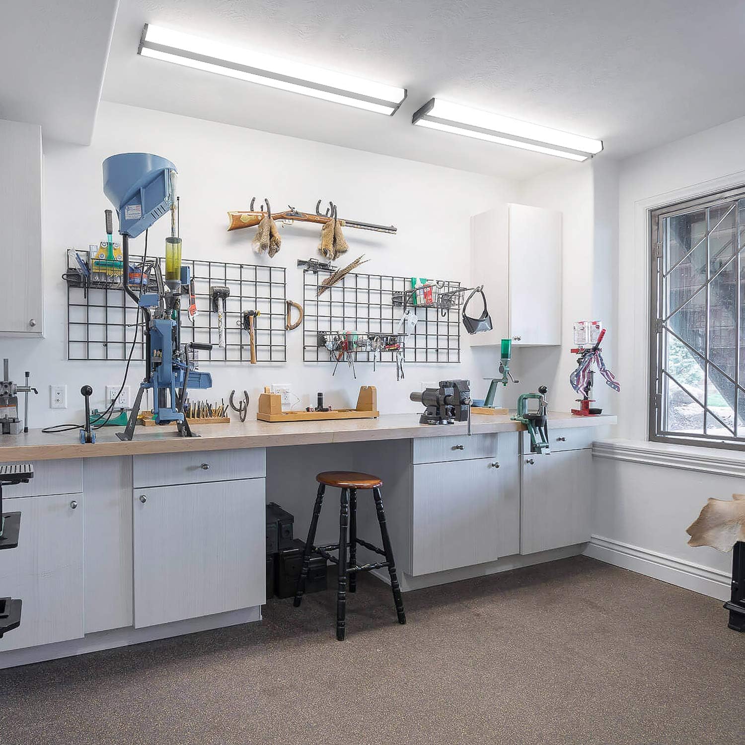 🔥 Cаѕhbасk uр tо 70% Tycholite 4FT LED Wraparound 50W 5500lm LED Light Fixtures Ceiling Mount, 4000K Neutral White, 4 Foot LED Shop Lights for Garage, Kitchen, Utility Room, Office, Fluorescent Version Replacement 6 Pack