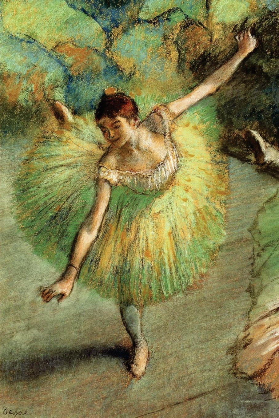 Dancer Tilting'' by Edgar Degas: Journal (Blank / Lined) | Amazon