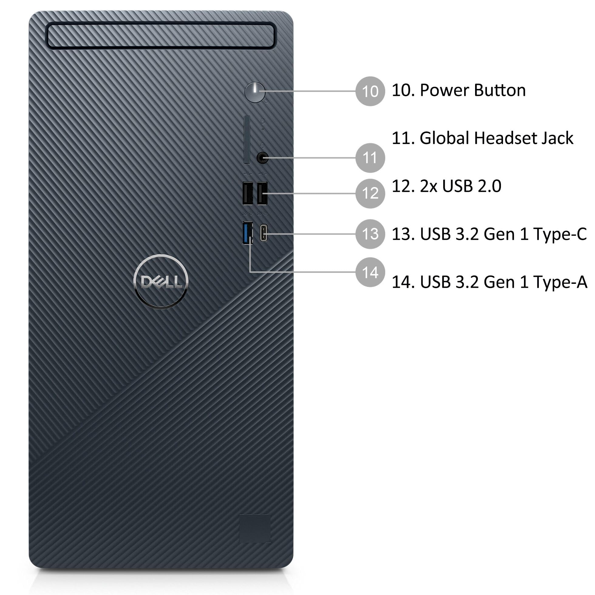 Amazon.com: Dell Vostro 3910 Tower Business Desktop Computer