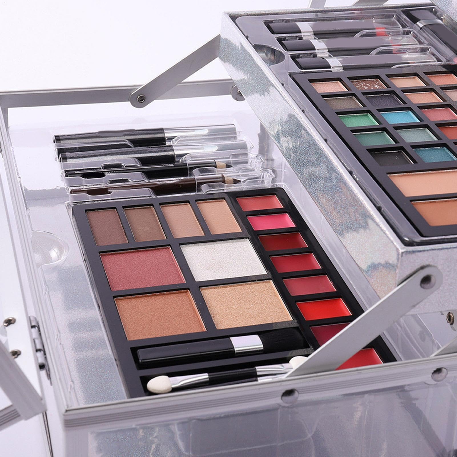 Kit di Trucco per Principianti Set di Palette di Ombretti e Mascara | Per Esperti Mascara Rossetto E Per Sopracciglia Per Donne Ragazze Adolescenti E Amanti Del Trucco