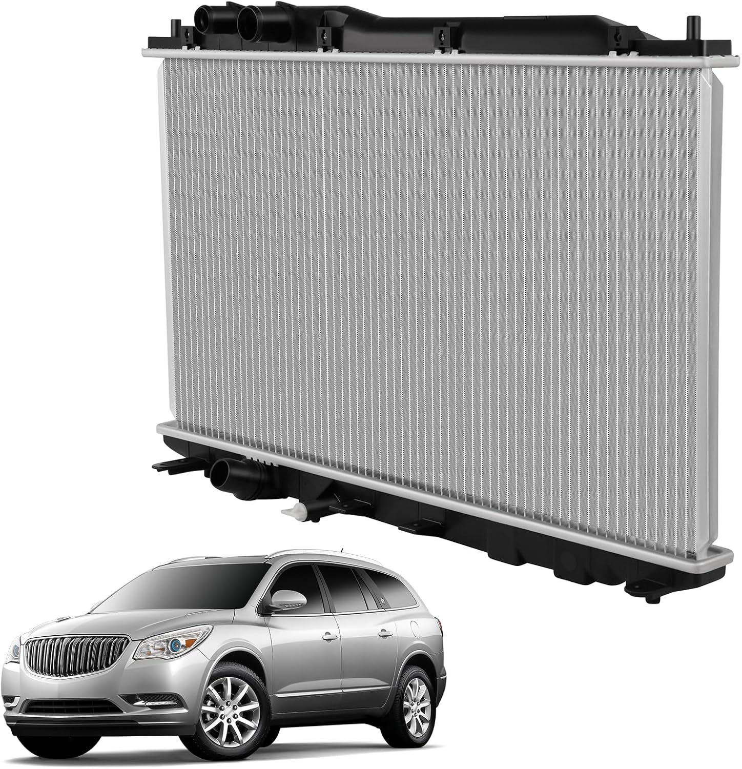 OCPTY 2922 Radiator Replacement for 2006-2011 Acura CSX 2.0L 2006-2011 Honda Civic 1.8L 2006-2011 Honda Civic 2.0L Replace CU2922 2926, 8012926, 8012922 Engine Coolant Radiator Assembly Auto Parts