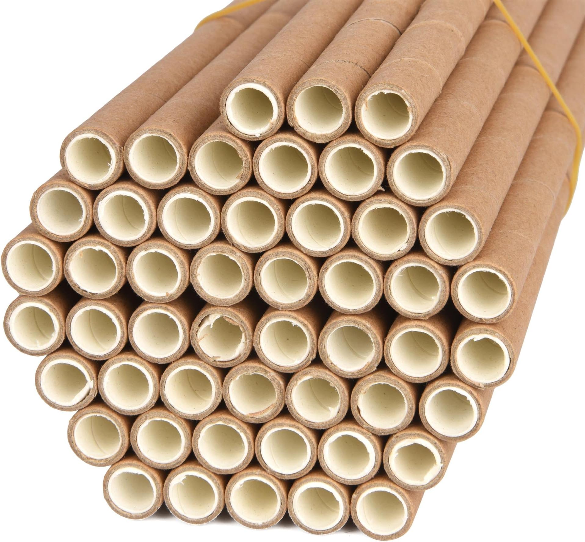 Brosan Mason Bee Nest Tubes Refill Replacement Variety (1, 100 Kraft Tubes with Insert Papers)