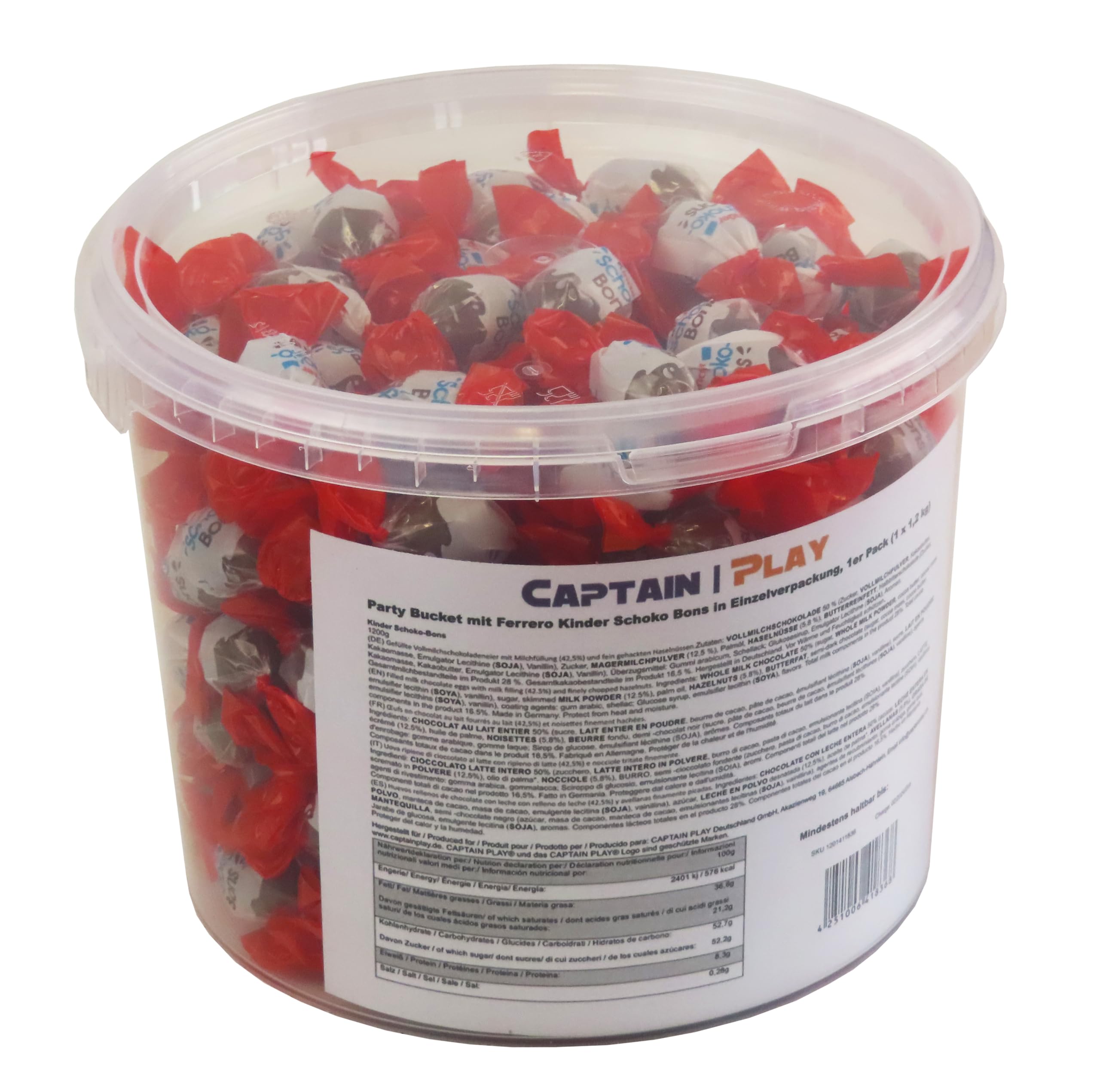 Party Bucket con Kinder Schoko-Bons 1,2kg