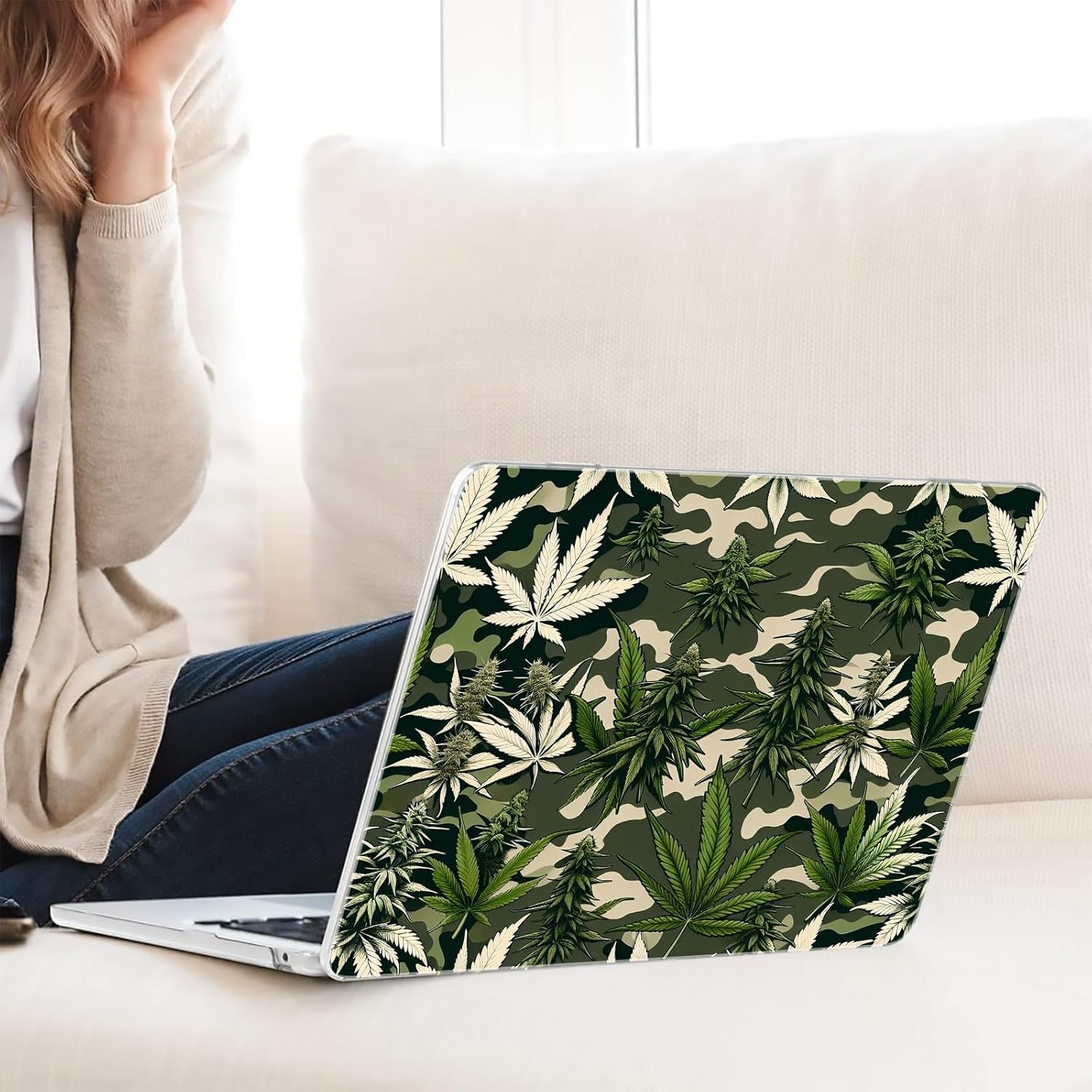 Compatible with MacBook Neo 13-inch, Hard Shell Case with Keyboard Cover and Screen Protector (A3404 A18 Pro chip, 2026 Release) - Camouflage MC22204