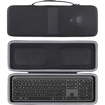 co2CREA Hard Travel Case for Logitech MK950 Signature Slim Keyboard | Protective EVA Storage Carrying Case with Hand Strap, Fits Bluetooth Keyboard and Mouse Combo, Case Only