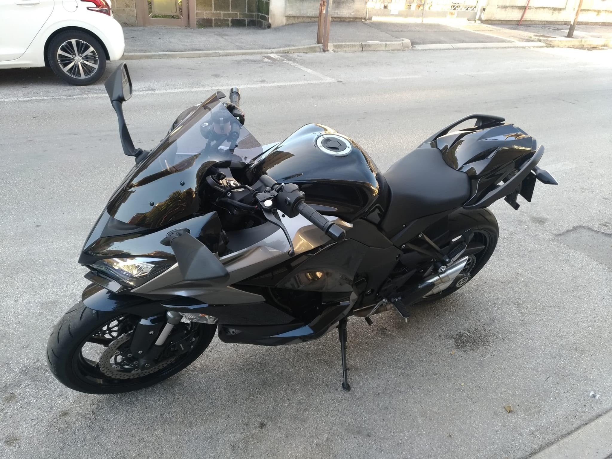 avdb-moto Unghia Monoposto/Cover Sella compatibile con KAWASAKI NINJA 1100SX/SE 2025-X (Nero)