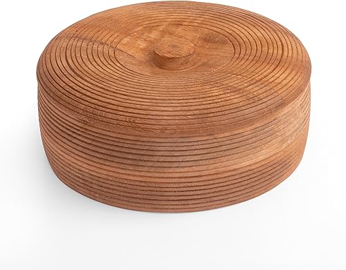 Miniatura 9 de Cesta calentadora de tortillas mexicanas de madera hecha a mano, caja para panqueques, cazuela con tapa, decoración para el hogar, cocina, comedor,