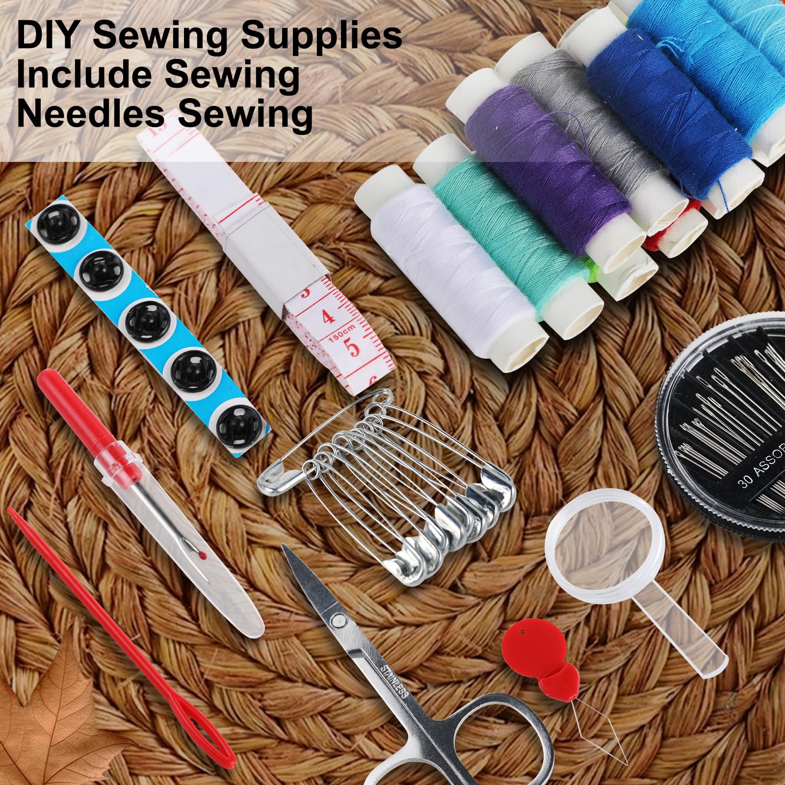 Kit Cucito 86 Pezzi Completo - Set Per Riparazioni Con Filo, Aghi E Accessori - Foto 6