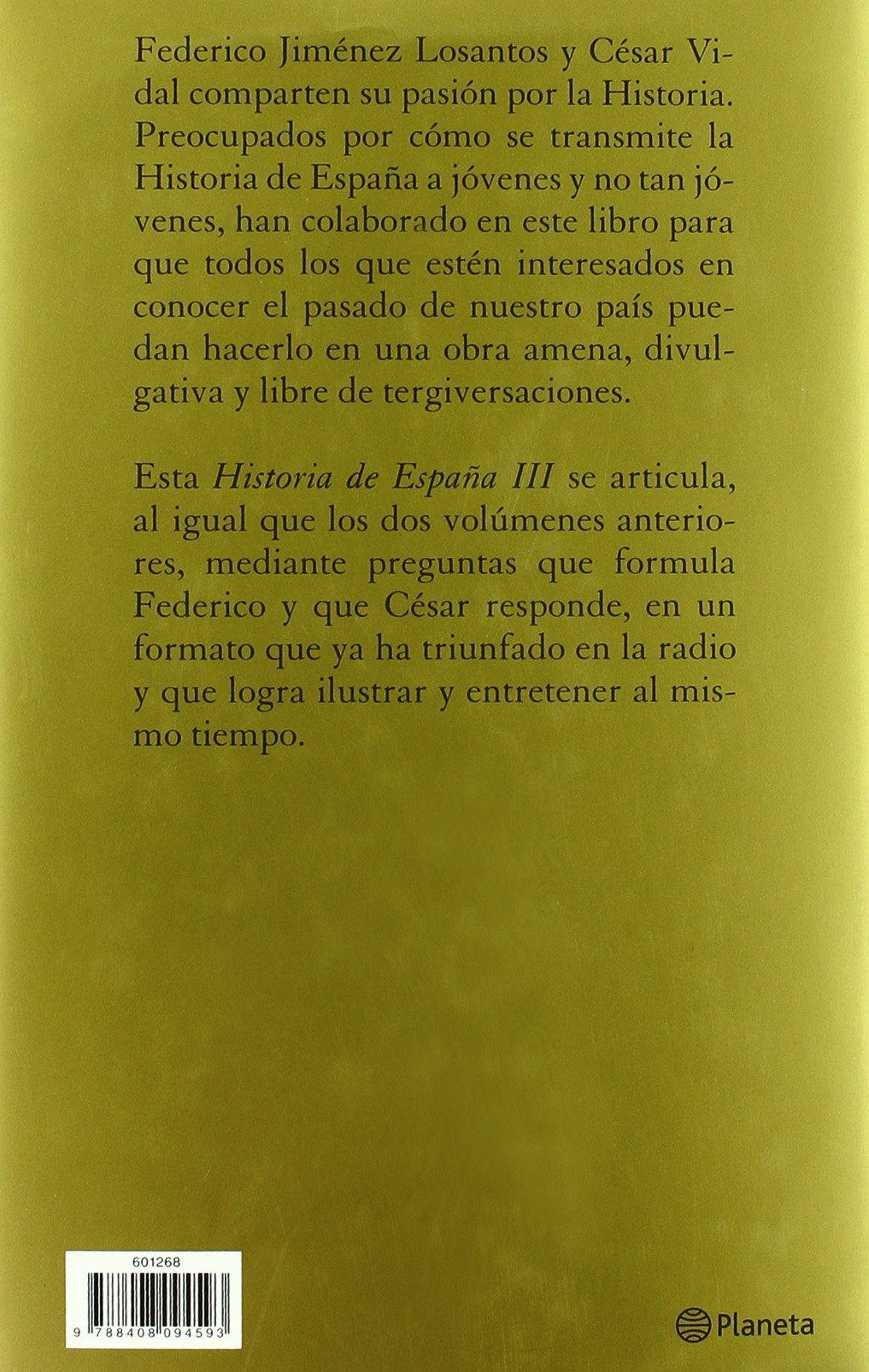 Historia de España III: De la Restauración a la guerra civil (Planeta)