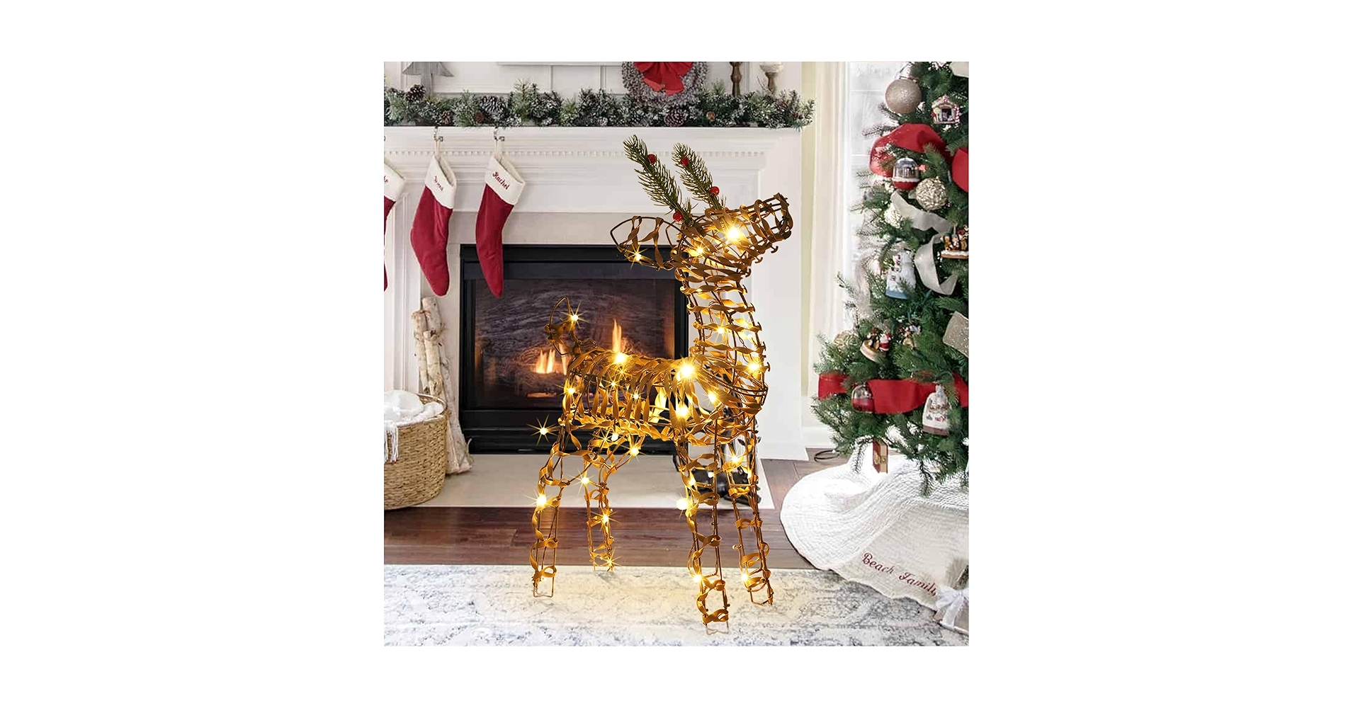  Little Reindeer 新品 Little Tikes Reindeer Carriage Festive Holiday Ride-On