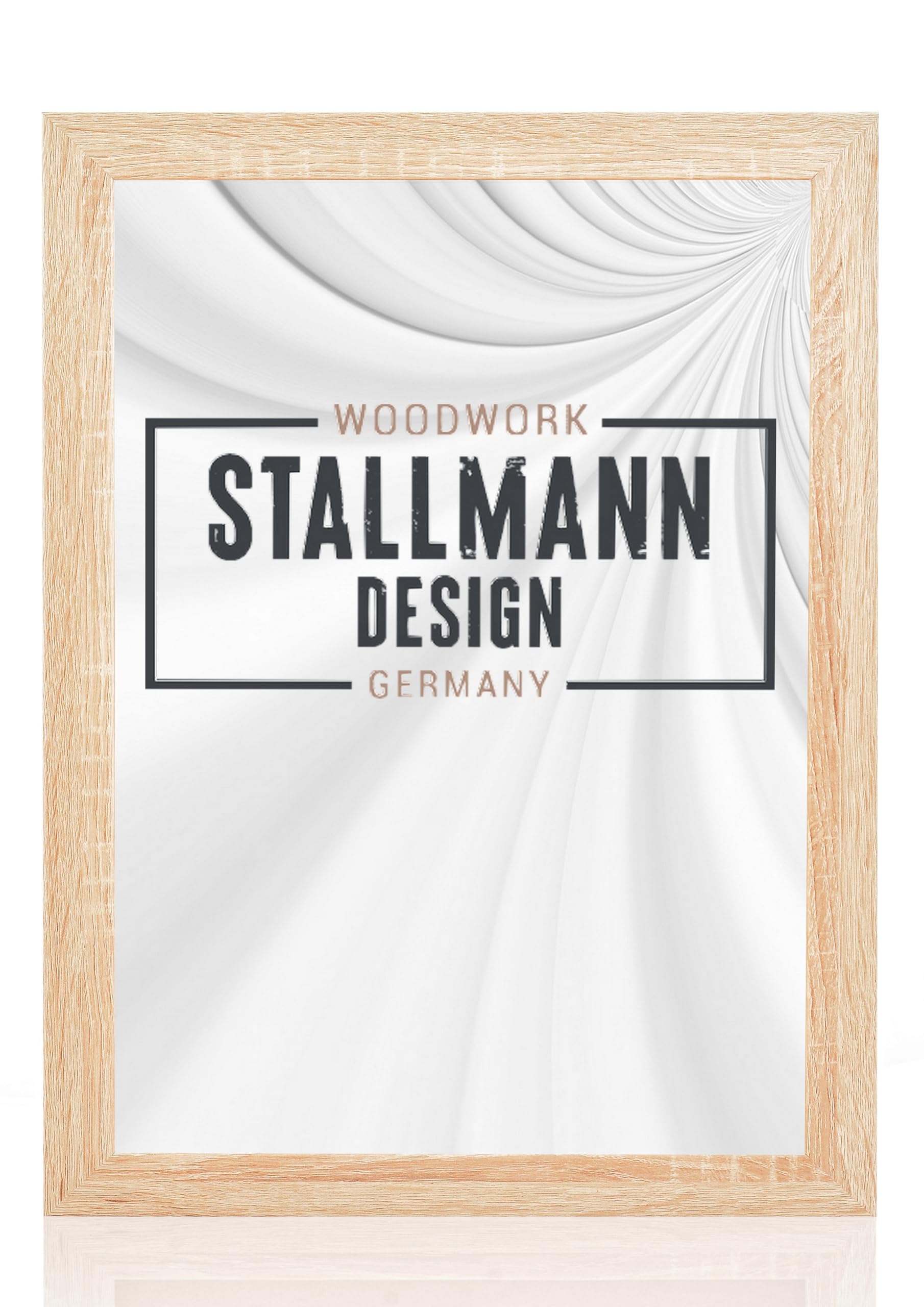 'New Modern' Bilderrahmen 80 x 100 cm | Farbe: Sonoma Eiche | eleganter Frame für Ihre Fotos und Motive