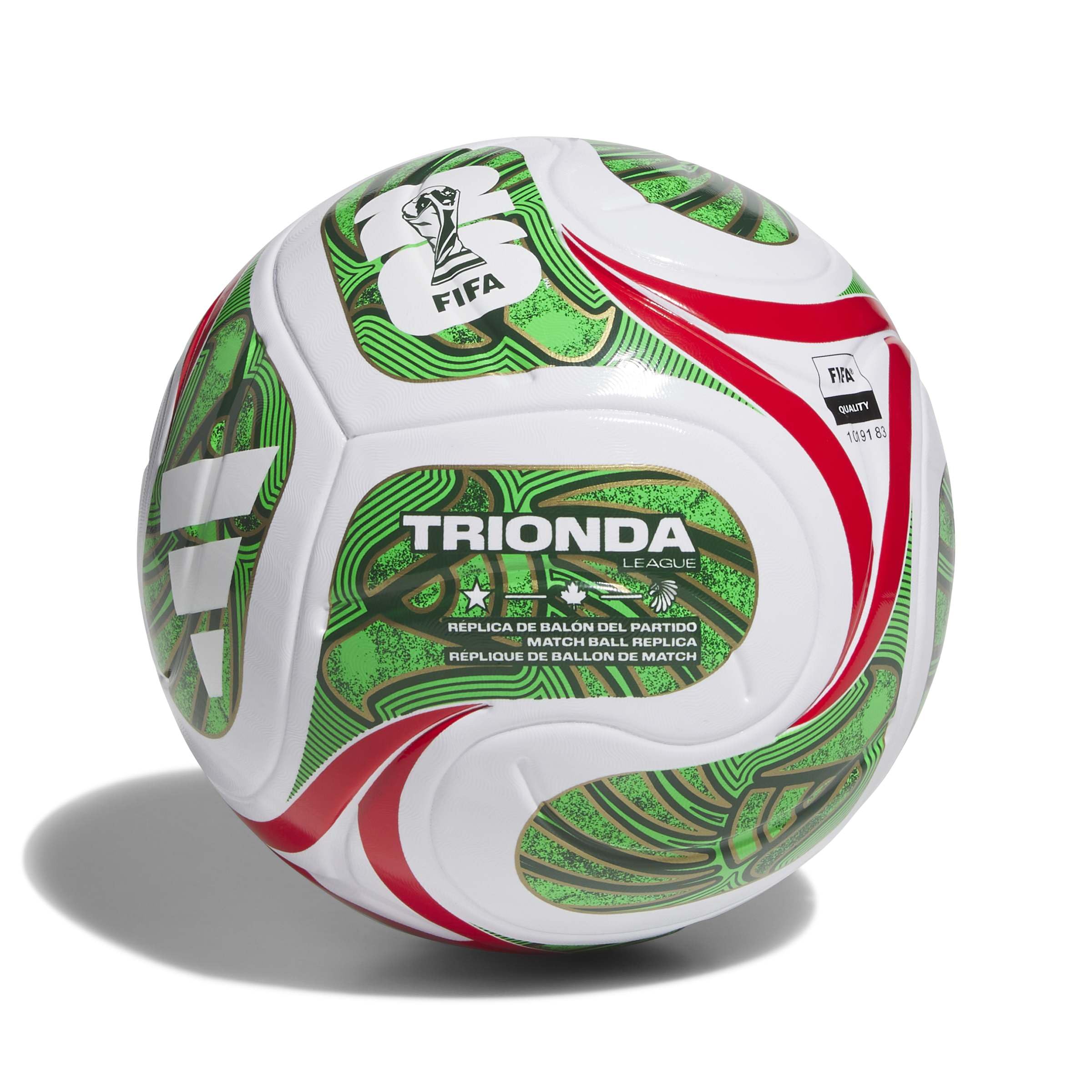adidas Réplica de la Copa Mundial de la FIFA 2026™ - Edición de México, Estados Unidos y Canadá | Cosido a máquina, vejiga de butilo y certificado de calidad FIFA