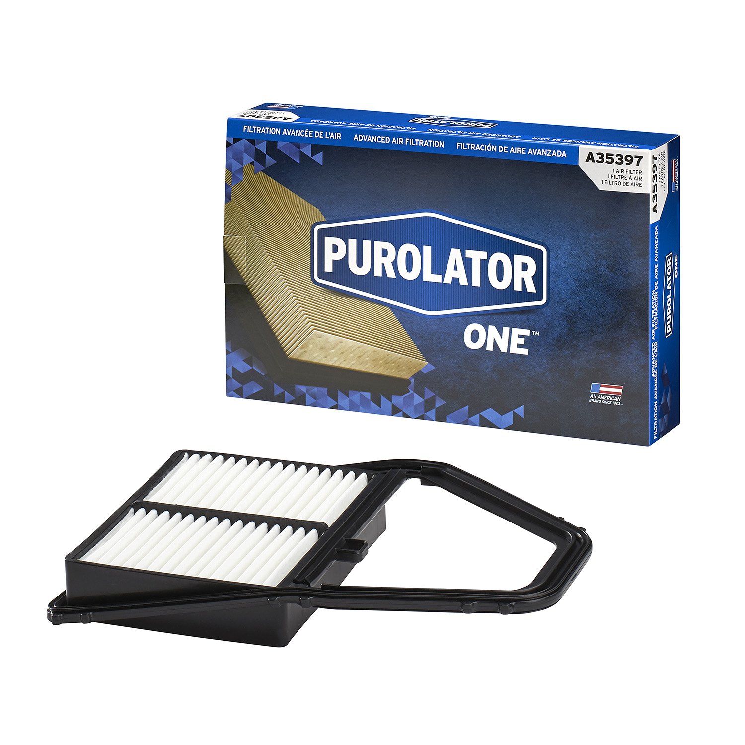 Filtro de Ar do Motor Purolator A35397 PurolatorONE - Compatível com Acura e Honda Selecionados