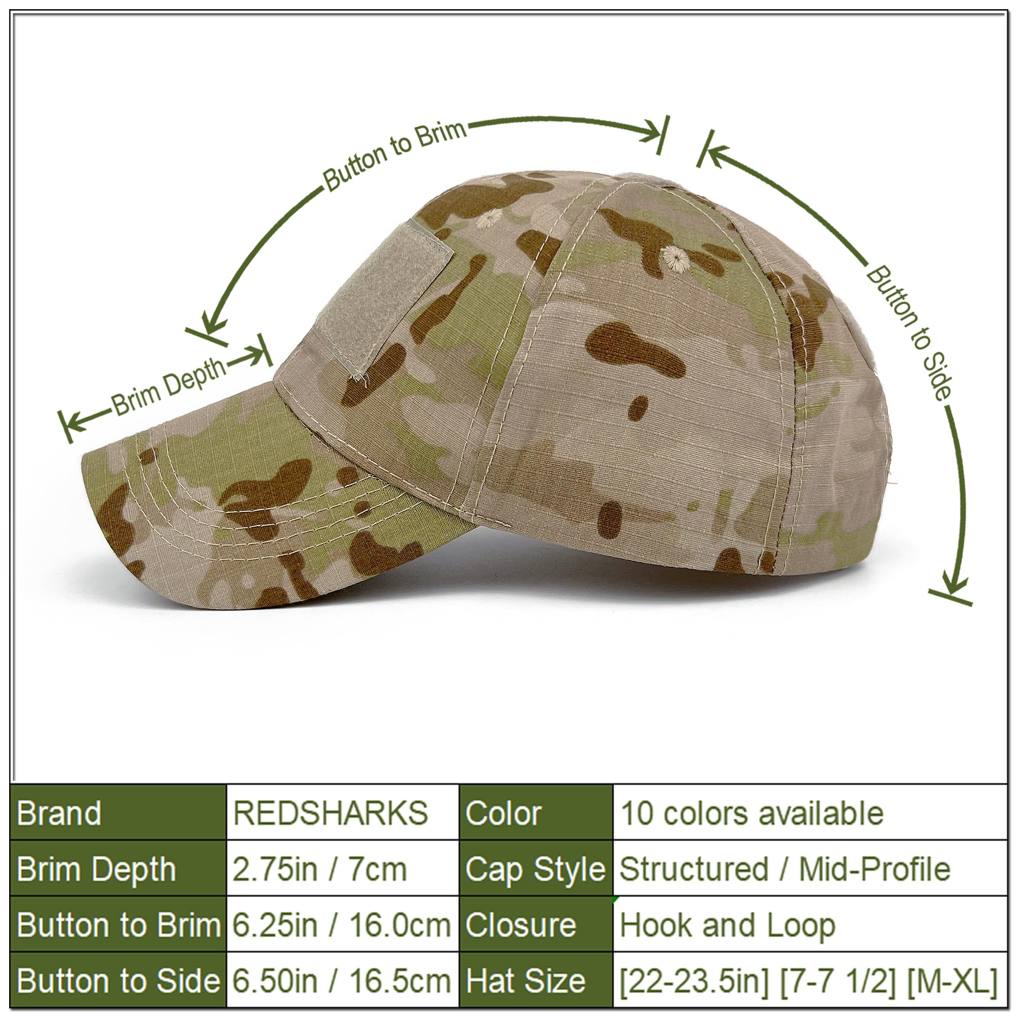 Gorra de béisbol táctica con parche de bandera estadounidense para hombre, bandera de Estados Unidos, militar, militar, operador patriótico, camuflaje, Desierto-Large 3
