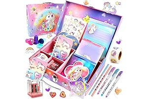 Unicorn Kids Stationery Set: Magical Dreams of Pink-Purple Stationary