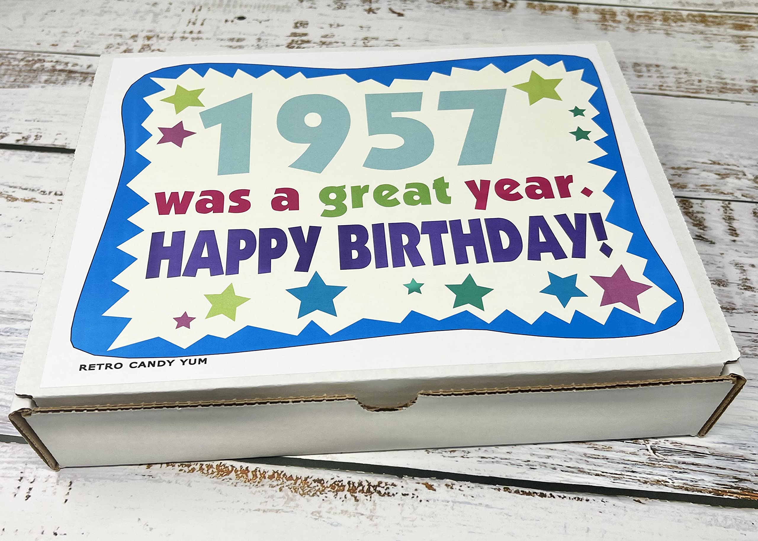Amazon.com : RETRO CANDY YUM 1957 Retro Candy Box, 40-Kinds Candy