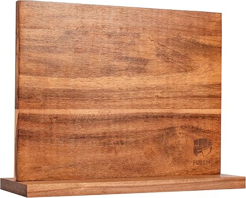 FULLHI Soporte magnético para cuchillos de cocina, tira magnética para cuchillos con imanes mejorados, soporte de almacenamiento multifuncional de