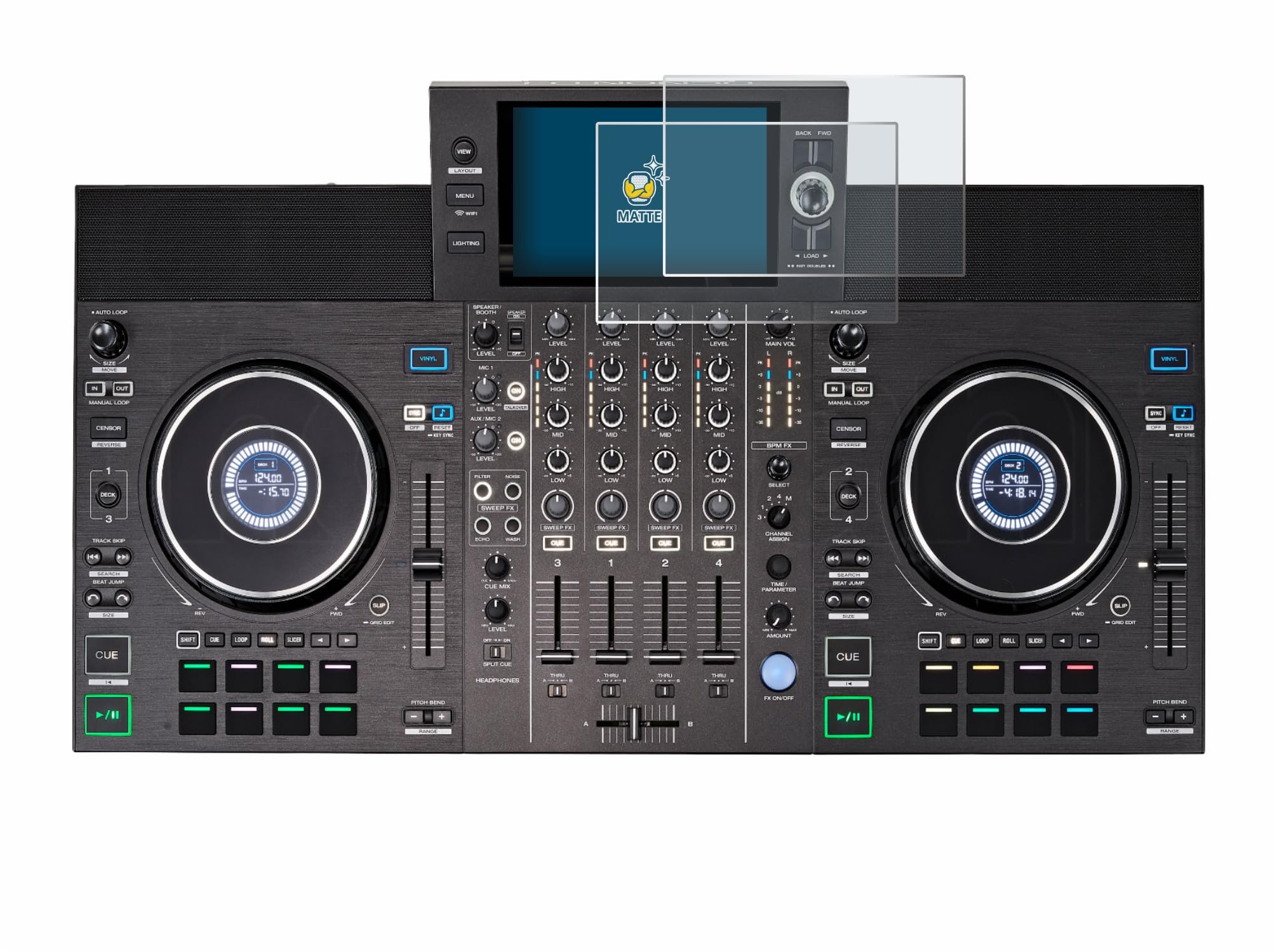 brotect Screen Protector Anti-Glare Compatible with Denon DJ SC Live 4 (Jog) (2 Pack) Screen Protector Matte, Anti-Fingerprint Protection Film