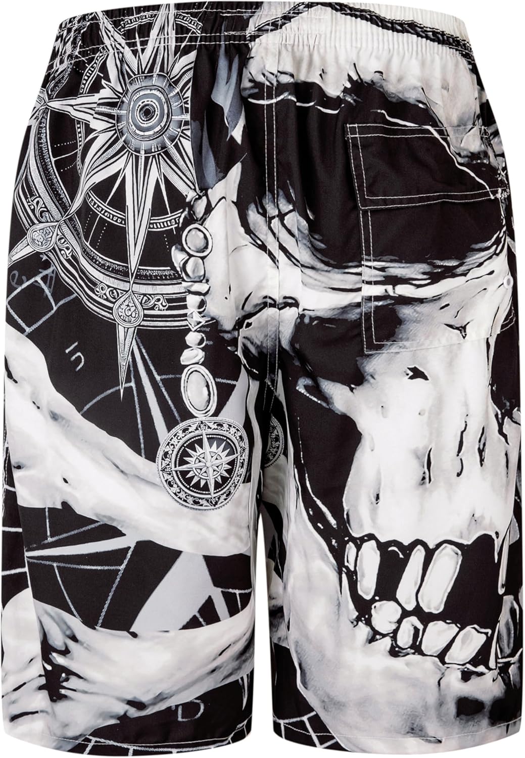 Mens Swim Trunks Quick Dry Board Shorts with Mesh Lining, Breathable Fit Print Beach Shorts Swimwear Bathing Suits - Image 2