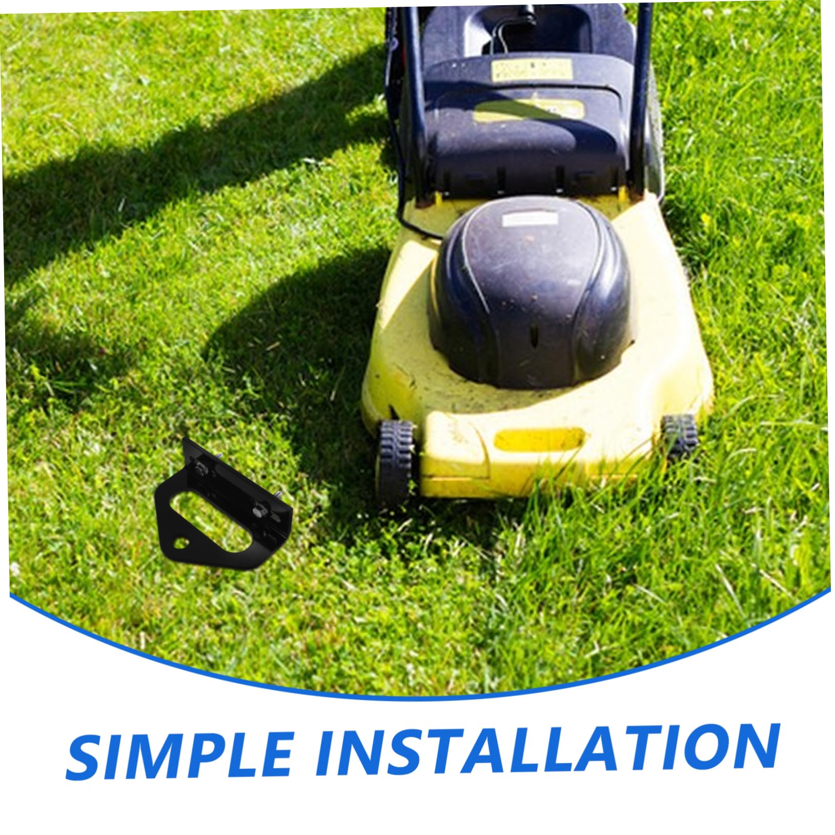 Enganche para Remolque De Cortacésped De Acero Resistente Kit De Enganche para Tractor Cortacésped Accesorios De Montaje para Uso Agrícola y Transporte En Cualquier Estación