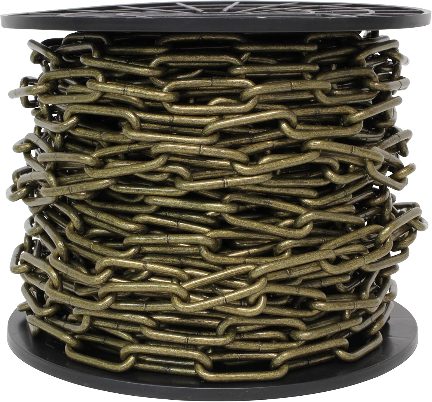 RCH Hardware CH-S59-395-AC-98 Steel Fixture Chain, Antique Copper (98FT-REEL)