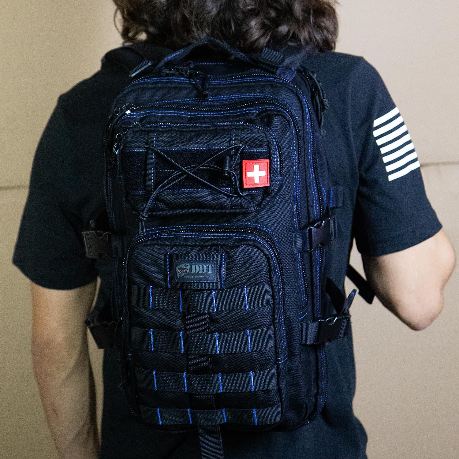DDT Death Dealer Tactical Anti-Venom 24-Hour Assault Pack, Color Blueline