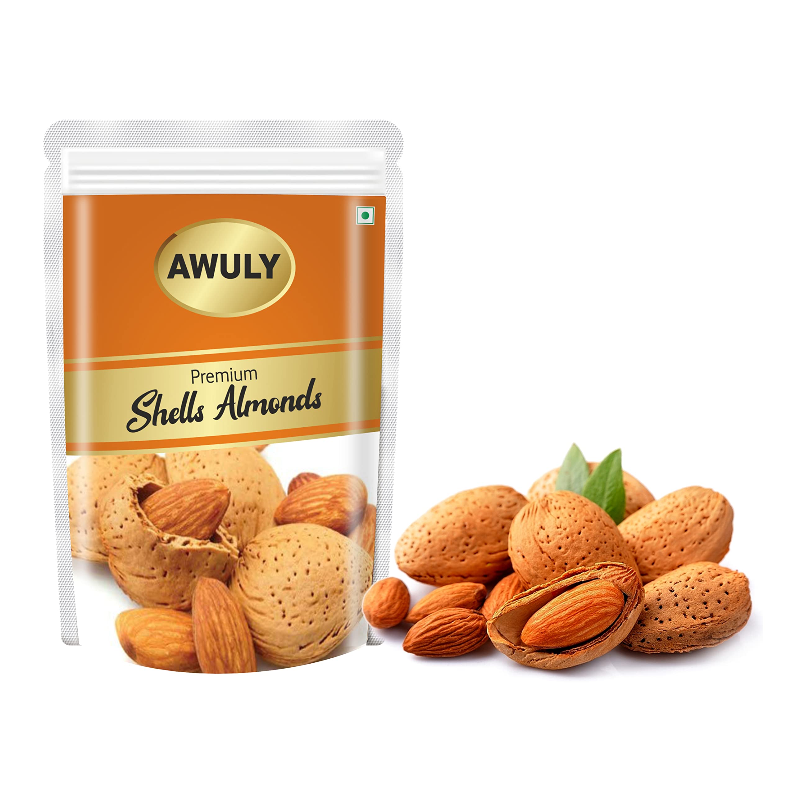 AWULY Natural,Pure Kashmiri Kagzi Badam With Shell/In shell Almonds (100 GM)| Value Pack| Soft Tasty Almonds (B0BSD13JMQ) Amazon Price History, Amazon Price Tracker